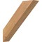 Ekena Millwork 3 1/2"W x 16"D x 16"H Traditional Smooth Knee Brace, Western Red Cedar BRC04X16X16TRA00SWR - alternate 1